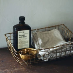 Malleable Brass Wire Storage Basket -Household Daily Necessities malleable brass wire basket1