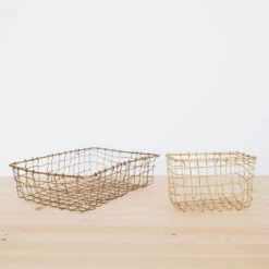 Malleable Brass Wire Storage Basket -Household Daily Necessities malleable brass wire basket3 b6d07240 a01d 4b73 8565 5c505bbaa55b