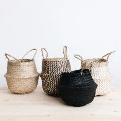 Mini Belly Basket - White Zigzag 9 Mini Belly Basket - White Zigzag -Household Daily Necessities mini belly basket group cbfc5749 8bb8 43b9 952b 4148105b89ff