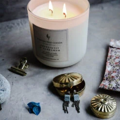 Connected Goods Grapefruit Cardamom Candle -Household Daily Necessities mini gold containers6