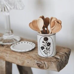 Wild Olive Wood Heart Spoon -Household Daily Necessities mini heart spoons2