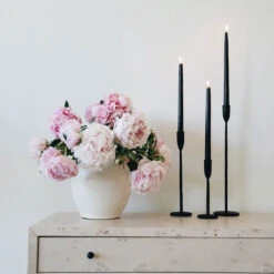 Taper Candles - Smoke -Household Daily Necessities morning harvest1