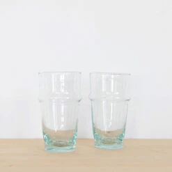 Handblown Recycled Glassware (set Of 2)