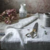 Cotton & Linen Table Throw 1 Cotton & Linen Table Throw -Household Daily Necessities natural table throw1