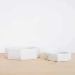 Marble Octagon Bowl - Small -Household Daily Necessities octagon marble bowl white2 d70d5874 d19c 495e 9979 f01f22d56b87