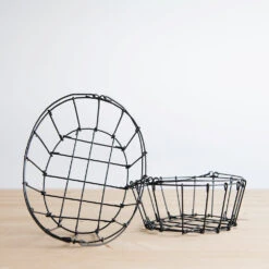 Oval Wire Storage Basket -Household Daily Necessities oval wire basket2