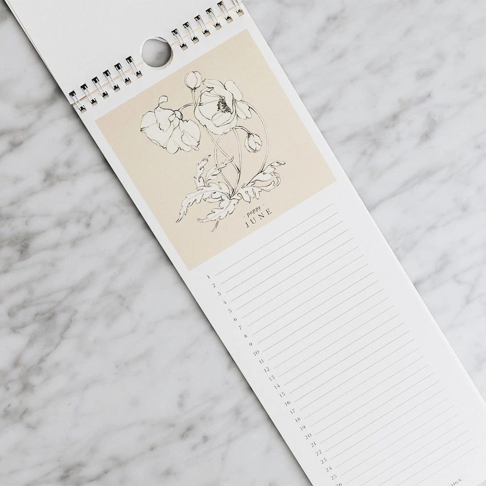 Perpetual Botanical Calendar 3 Perpetual Botanical Calendar