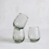 Petite Hand-etched Floral Recycled Glassware -Household Daily Necessities petite etched glasses