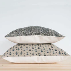 Linen Hand Block-Printed Pillow Cover Set No. 0523 11 Linen Hand Block-Printed Pillow Cover Set No. 0523 -Household Daily Necessities pillow cover 520 1 3e8064ee 9e50 4adb b3a9 2f5ecbe63249