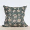 Linen Hand Block-Printed Pillow Cover No. 0705 -Household Daily Necessities pillow cover 705 1