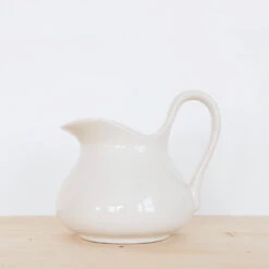 Stoneware Pitcher - Creamware, Small II