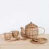 Rattan Tea Set -Household Daily Necessities rattan tea set5