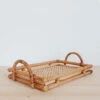 Rattan Tray With Handles -Household Daily Necessities rattan tray round with handles ab8ba512 84e5 4f3b a6cb 0095fce1ad01