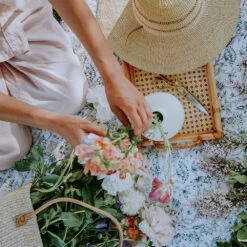 Rattan Tray With Handles -Household Daily Necessities rattan tray1