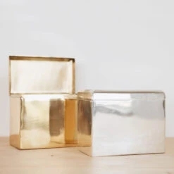 Brass Recipe Box -Household Daily Necessities recipe box2