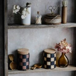 Petite Handblown Glass Bud Vase - Amber -Household Daily Necessities recycled glass bud vase amber