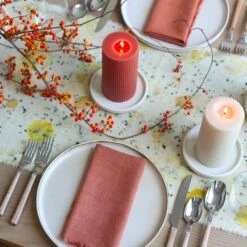 Ribbed Pillar Candle 14 Ribbed Pillar Candle -Household Daily Necessities ribbed pillar candle1