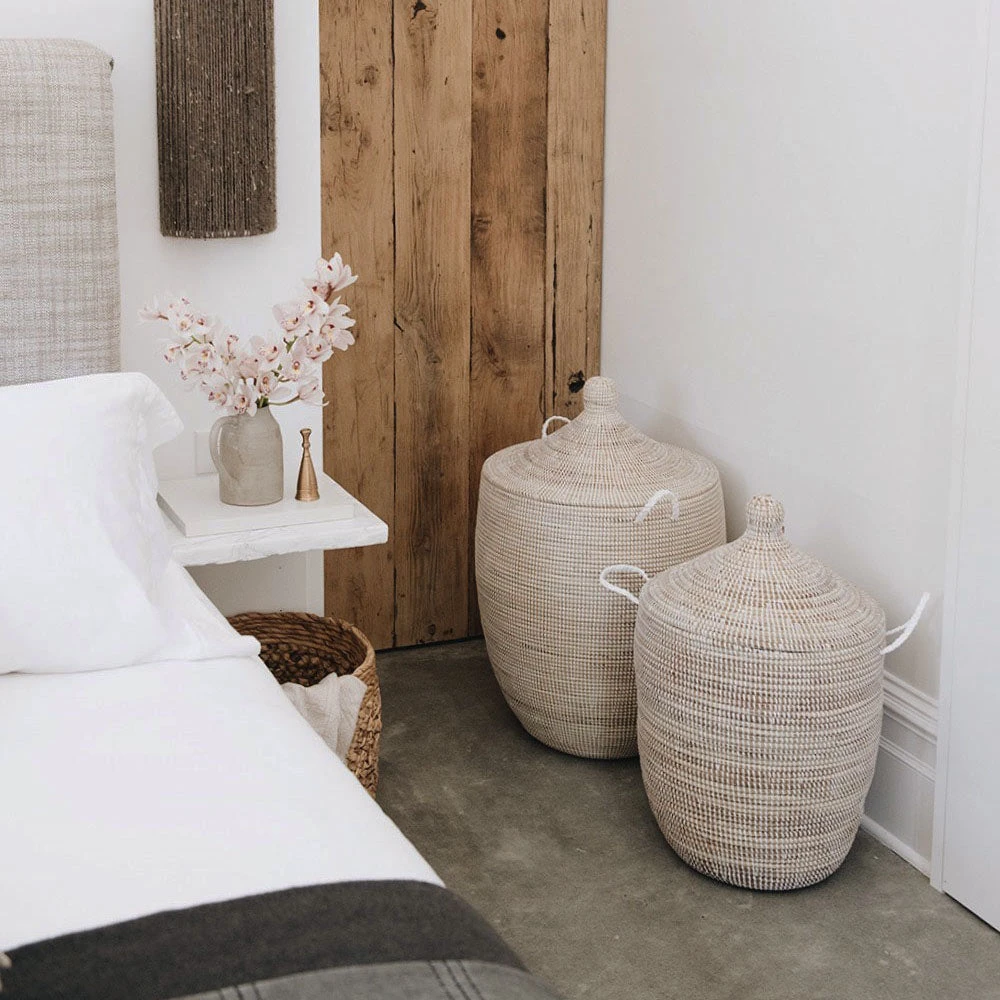 Rosa Storage Basket Hamper - White - Medium 5 Rosa Storage Basket Hamper - White - Medium - Image 3