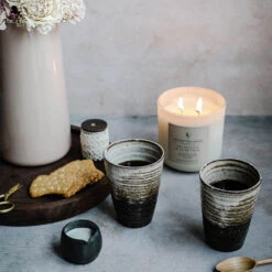 Rustic Ceramic Cup - Set Of 4 -Household Daily Necessities rustic ceramic cup set6