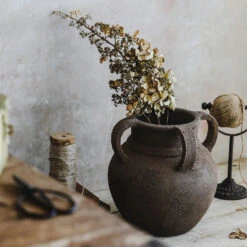 Rustic Textured Vase -Household Daily Necessities rustic textured vase