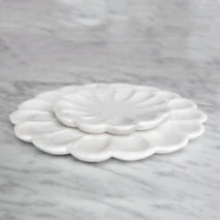 Scalloped Marble Tray -Household Daily Necessities scalloped marble tray3 5c5142c3 5623 421d 9bc2 0d5a06114e60