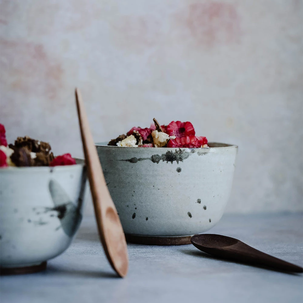 Ceramic Brush Stroke Snack Bowl Set 11 Ceramic Brush Stroke Snack Bowl Set - Image 9