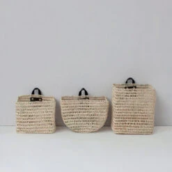 Wall Hanging Basket Trio -Household Daily Necessities small wall baskets1