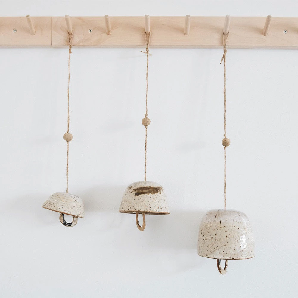 Speckled Stoneware Bell 4 Speckled Stoneware Bell - Image 2