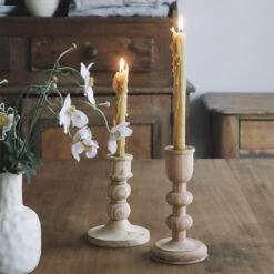 Aglow Wooden Candlesticks 12 Aglow Wooden Candlesticks -Household Daily Necessities spring aglow candles