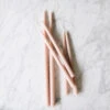 Taper Candles - Petal Pink -Household Daily Necessities taper candles petal pink b139b368 8611 4e73 a168 d9430cb307b7
