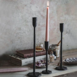 Candlestick - Antique Black