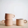 Ceramic Terracotta Cup With Handle -Household Daily Necessities terracota cup with handle5