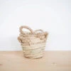 Tiny Palm Leaf Table Basket -Household Daily Necessities tiny palm leaf table basket2