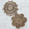 Woven Seagrass Placemat -Household Daily Necessities trivet both