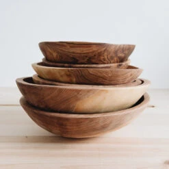 Hand Carved Wild Olive Wood Bowl - Small -Household Daily Necessities wild olive wood bowl set1 bbf6f3f2 8a72 45dd 919d d8278058e852