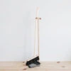 Standing Broom And Metal Dustpan Set -Household Daily Necessities wood broom metal pan