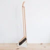 Standing Broom And Dustpan Set -Household Daily Necessities wood broom white