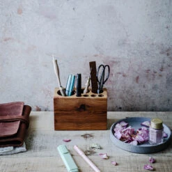 Wood Caddy Organizer -Household Daily Necessities wood caddy organizer1