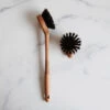 Essential Everyday Dish Brush With Twist Head 1 Essential Everyday Dish Brush With Twist Head -Household Daily Necessities wooden dish brush and removable head