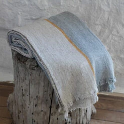 Wool Blend Throw - Natural & Grey 13 Wool Blend Throw - Natural & Grey -Household Daily Necessities wool blend throw natural grey3