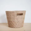 Woven Basket With Handles 1 Woven Basket With Handles -Household Daily Necessities woven basket with handles